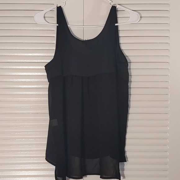 Aqua brand black sheer blouse, Medium - Picture 5 of 5